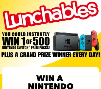Win 1 of 500 Nintendo Switch Prize Packs