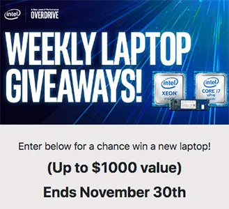 Win 1 of 5 Laptops from TigerDirect