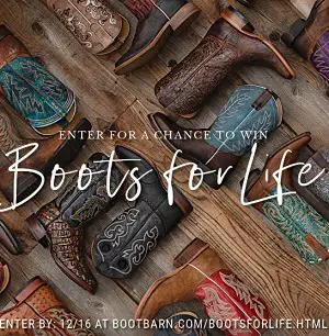 Win Boots for Life