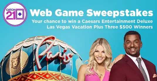 Win a Caesars Deluxe Vegas Vacation + $500