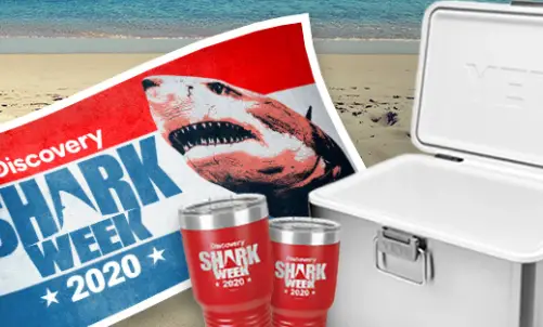 Win a YETI Cooler + Shark Week Towel