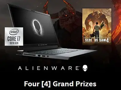 Win an Alienware Gaming Laptop