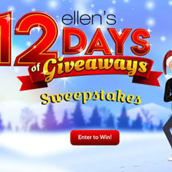 Win a Trip to Ellen’s 12 Days Of Giveaways « Sweeps Invasion