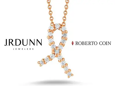 Win a Roberto Coin Diamond Ribbon Necklace