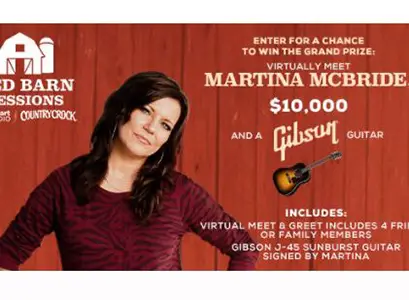 Win $10K & Meet Martina McBride