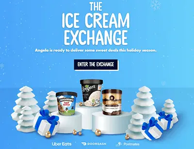 Win Free Ice Cream Delivered to Your Door