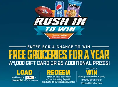 Win Groceries For A Year from Pepsi-Co