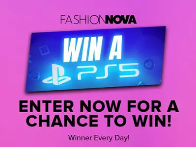 Win a PlayStation 5 from Fashion Nova