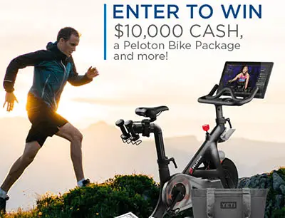 Win $10,000, a Peloton Bike & More