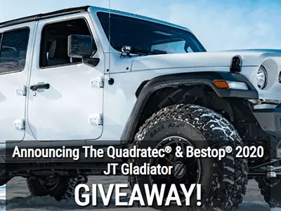 Win a Custom 2020 Jeep JT Gladiator