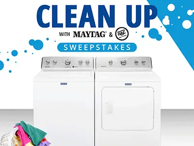 Win a Maytag Washer & Dryer