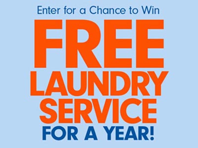 Win Free Laundry Service for a Year