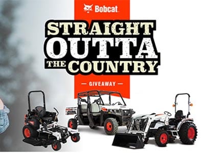 Win a Bobcat UTV, Tractor, or Mower
