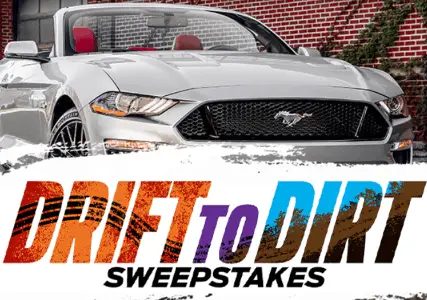 Win a Ford Mustang GT or Ford F-150 Raptor