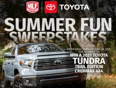 Win a Toyota Tundra Trail Edition Crewmax 4X4