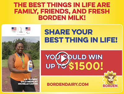 Win a $1,500 VISA Gift Card from BORDEN