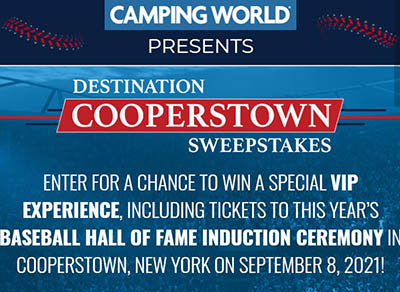 Win a VIP Cooperstown Experience from Camping World