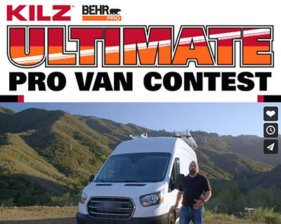 Win a 2020 Ford Transit 350 Cargo Van from KILZ