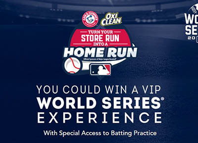 Win a VIP World Series Experience from OxiClean