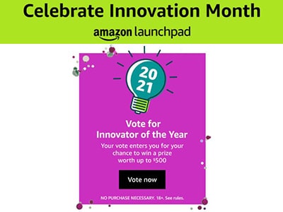 Win a $500 Innovator Prize Package from Amazon