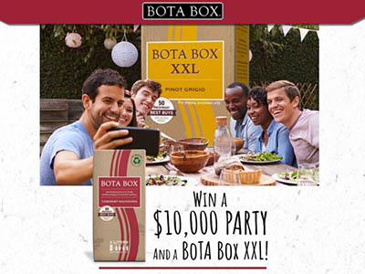 Win a $10,000 Party + Bota Box XXL