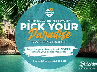 Win $5,000 for a Dream Vacation from AirMedCare