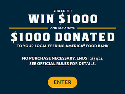 Win $1,000 Cash from Quaker