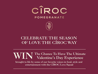 Win a Romantic Getaway from CÎROC
