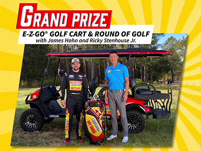 Win a Custom E-Z-Go Express Golf Cart