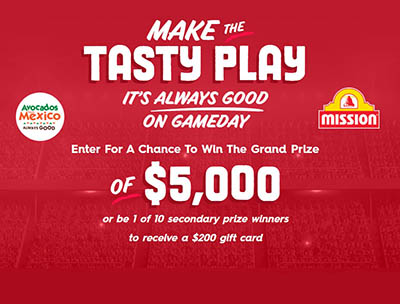 Win $5K Visa Gift Card from Mission Foods