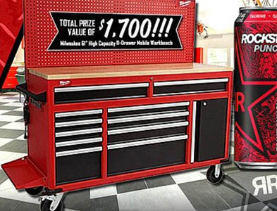 Win a Milwaukee Mobile Workbench