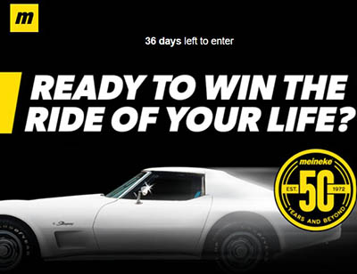 Win a 1972 Corvette from Meineke