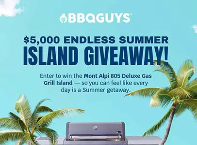 Win a Mont Alpi 805 Deluxe Grill from BBQGuys