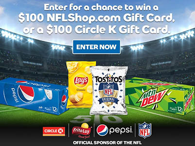 Win a $100 Gift Card from Pepsi