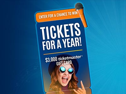 Win a $3K Ticketmaster Gift Card