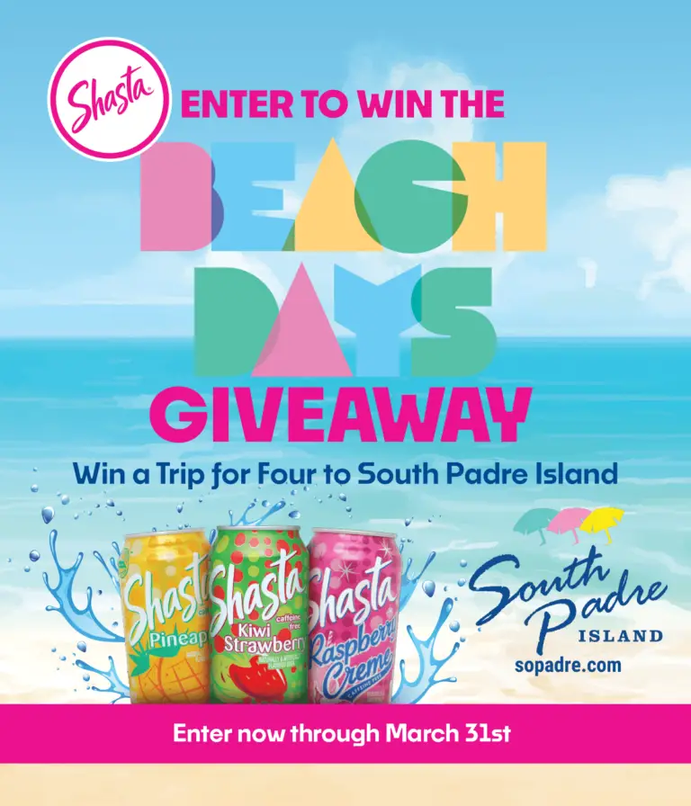 Win a Trip to South Padre Island from Shasta