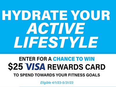 Win 1 of 150 $25 Visa Gift Cards