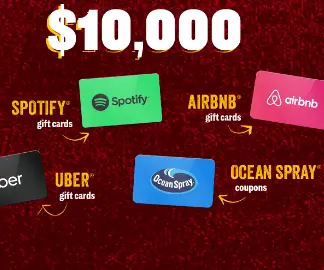 Win $10,000 in the Ocean Spray “Scan, Jiggle, Win” Instant Win Game