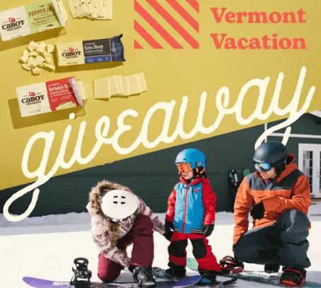 Win a week’s Vacation in Vermont