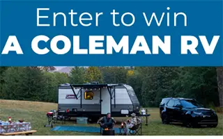 Win 1 of 4 Coleman RV’s from Camping World