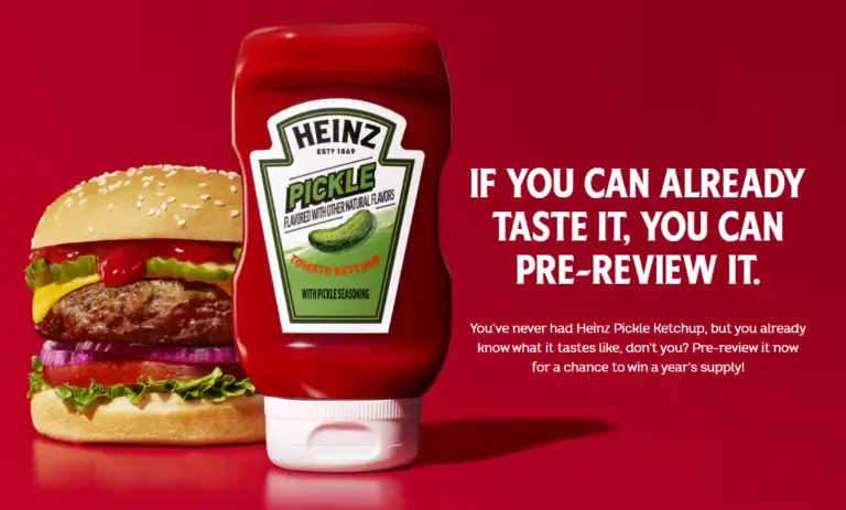 Win a Year's Supply of Heinz Ketchup