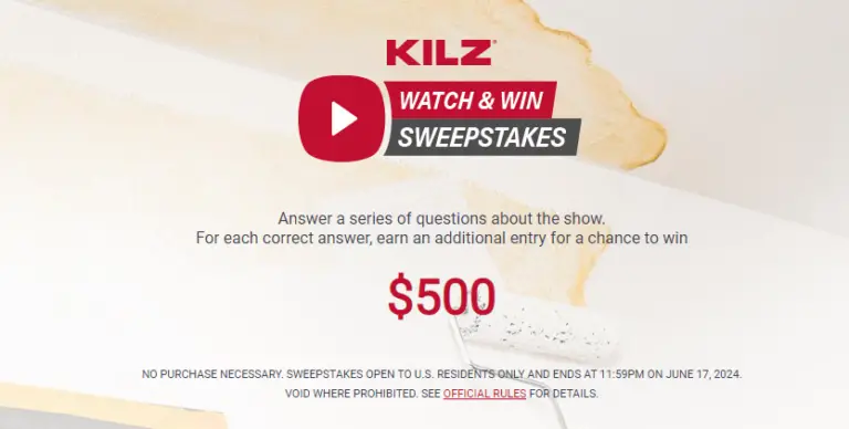 Win a $500 VISA from KILZ
