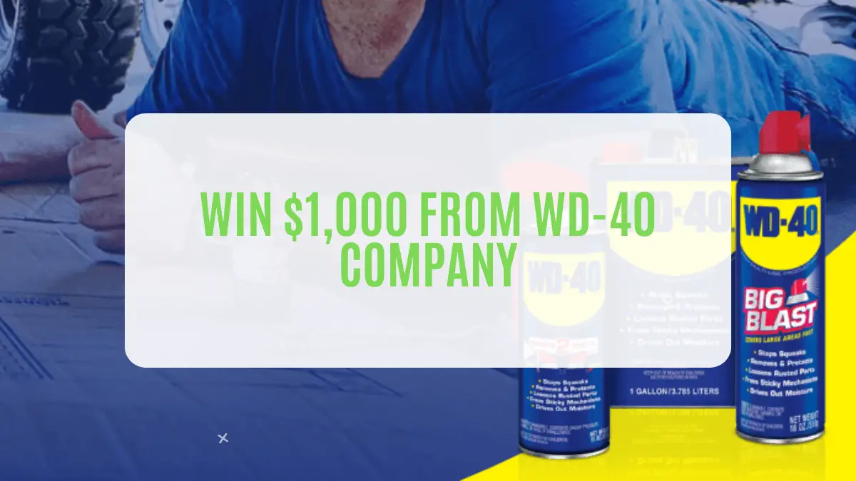 Win $1,000 From WD-40 Company