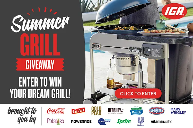 Win Your Dream Grill from IGA