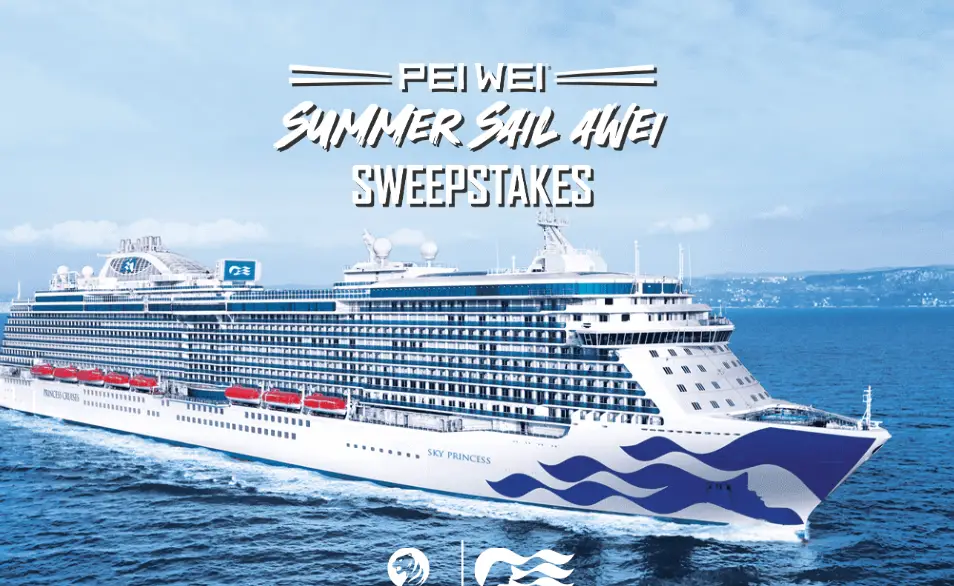 Win a Princess Cruise from Pei Wei