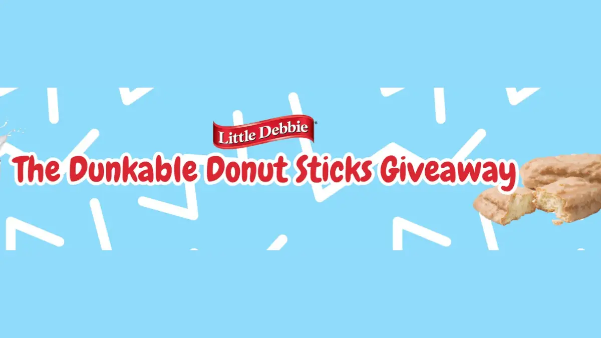 Win 4 cartons of Little Debbie donut sticks and a Little Debbie Bento box