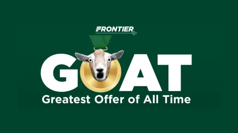 Win Elite Status in Frontier Airlines’ G.O.A.T Sweepstakes