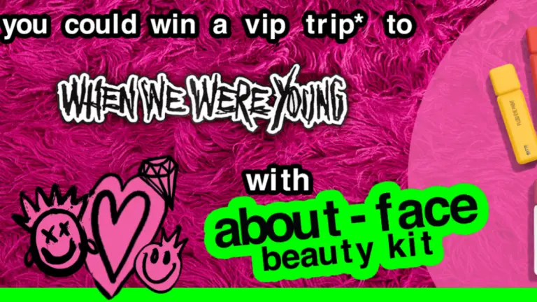 Win a trip to attend the When We Were Young music festival