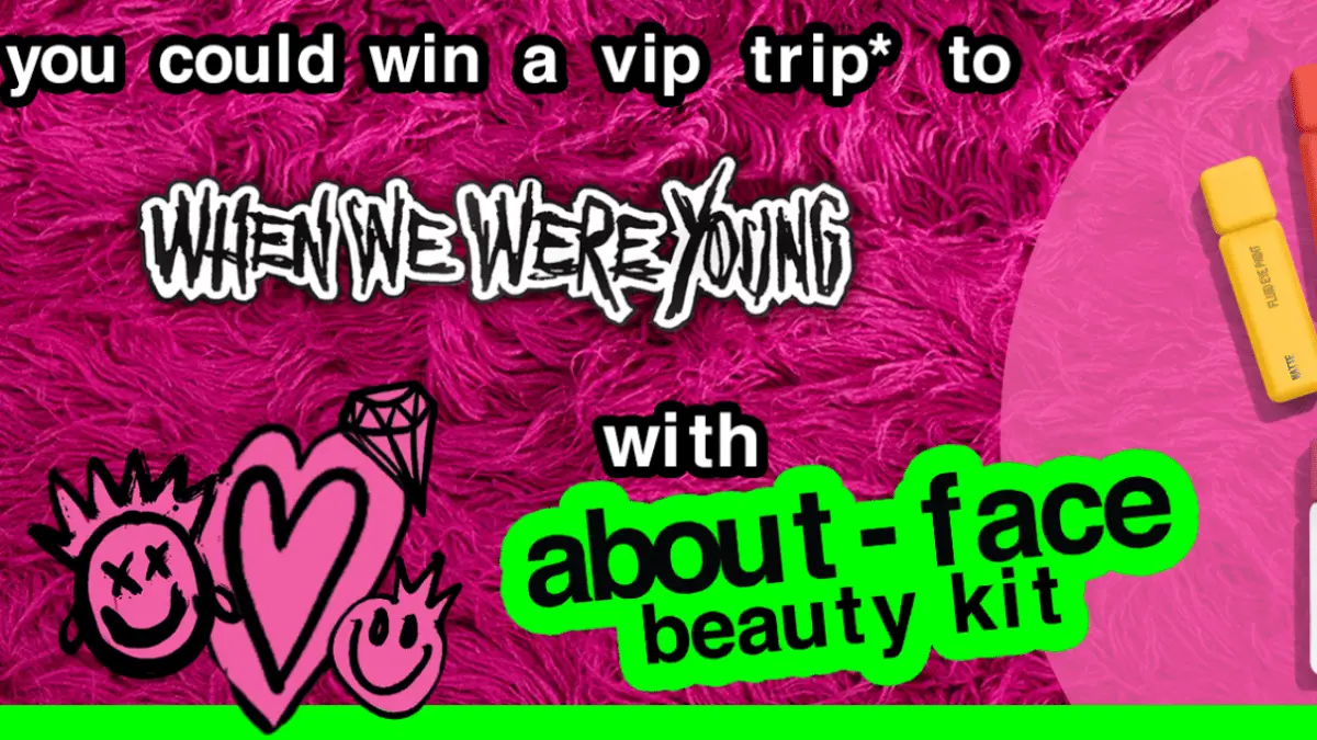 about-face VIP Las Vegas Festival Trip Sweepstakes