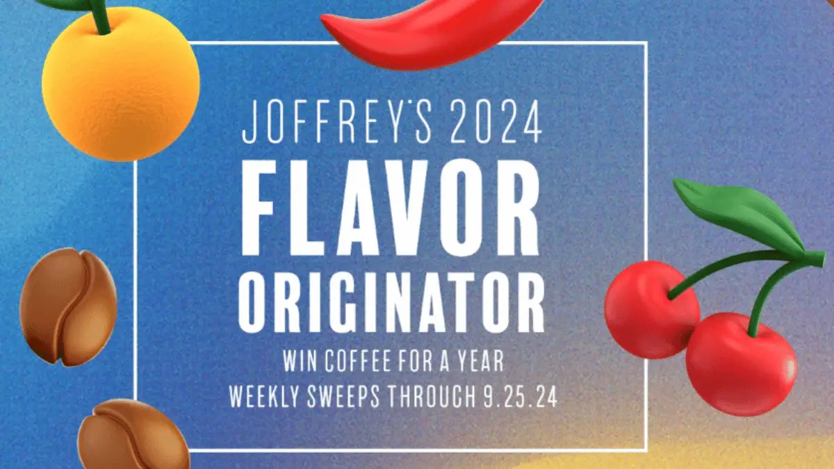 Joffrey’s Flavor Originator Sweepstakes